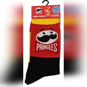 Pringles Adult Men Crew Socks. Shoe Size 6-12. New!